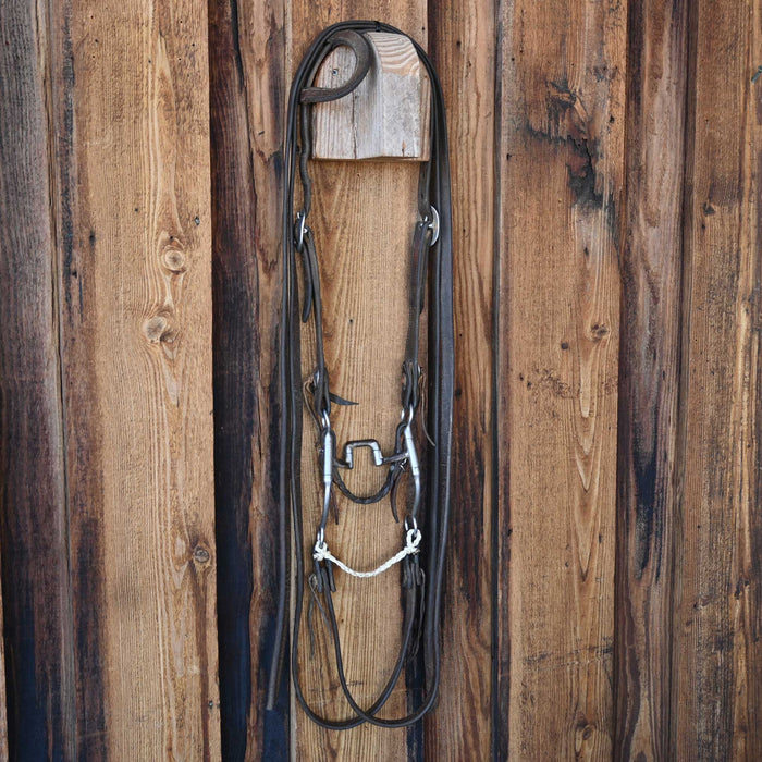 Maheu Hinge Port Bridle Rig w/Single Ear Headstall