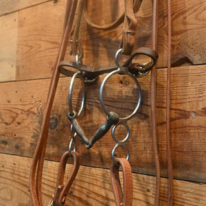 Bridle Rig - Big-O with Rings Gag BIt SBR497 Sale Barn MISC   