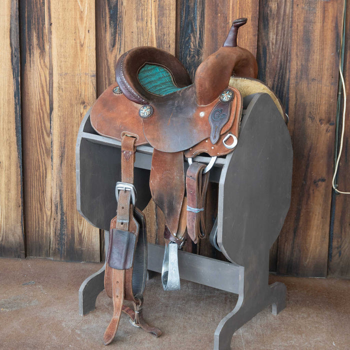 12" USED JEFF SMITH C3 BARREL SADDLE