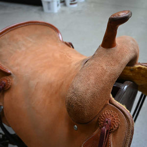 17" USED JEFF SMITH CUTTING SADDLE Saddles Jeff Smith   