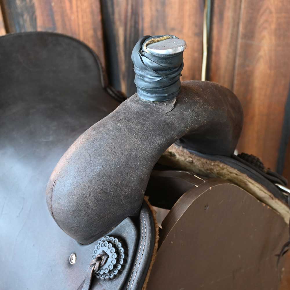 16.5" USED SOUTH TEXAS TACK RANCH CUTTER SADDLE