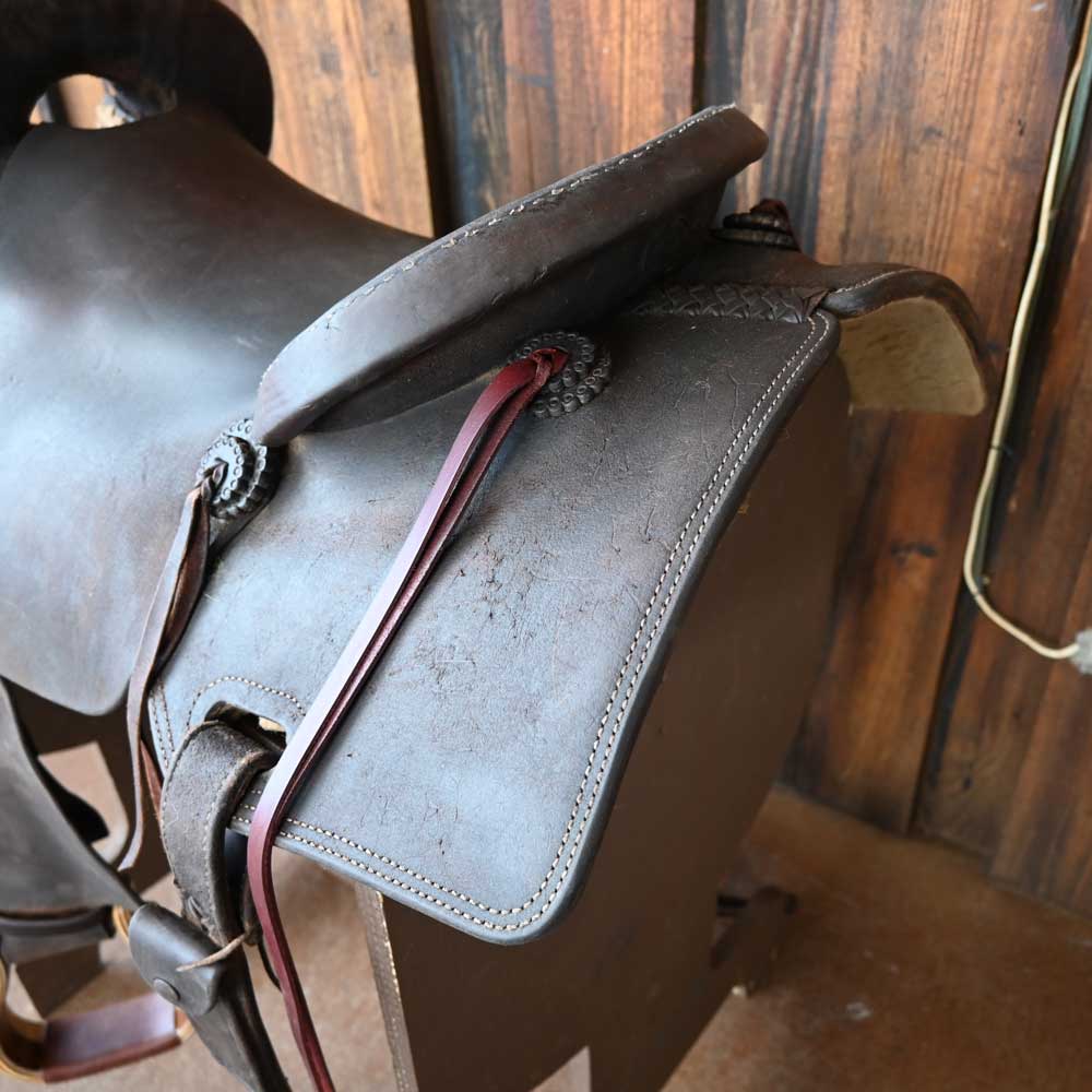 16.5" USED SOUTH TEXAS TACK RANCH CUTTER SADDLE