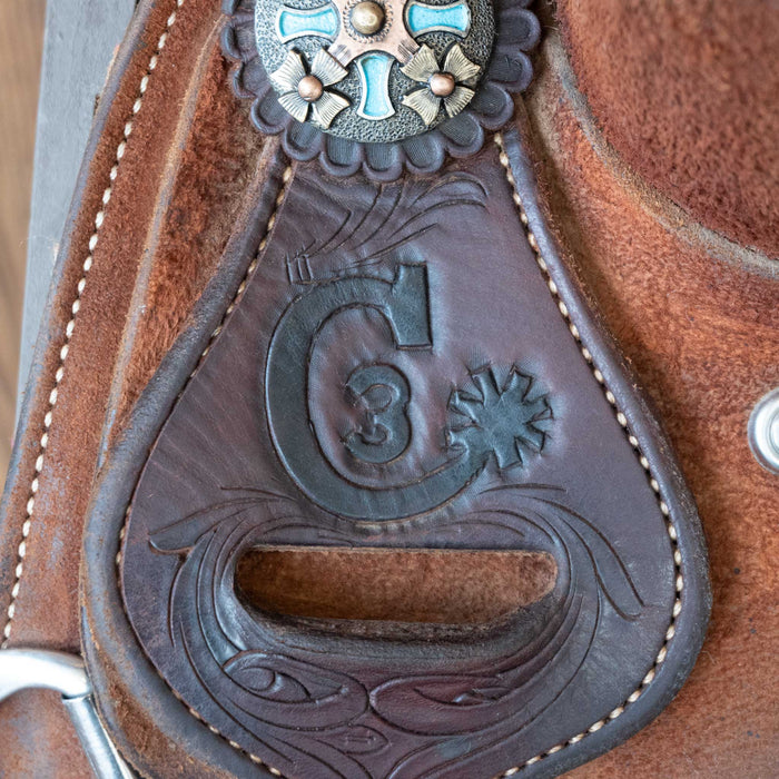 12" USED JEFF SMITH C3 BARREL SADDLE