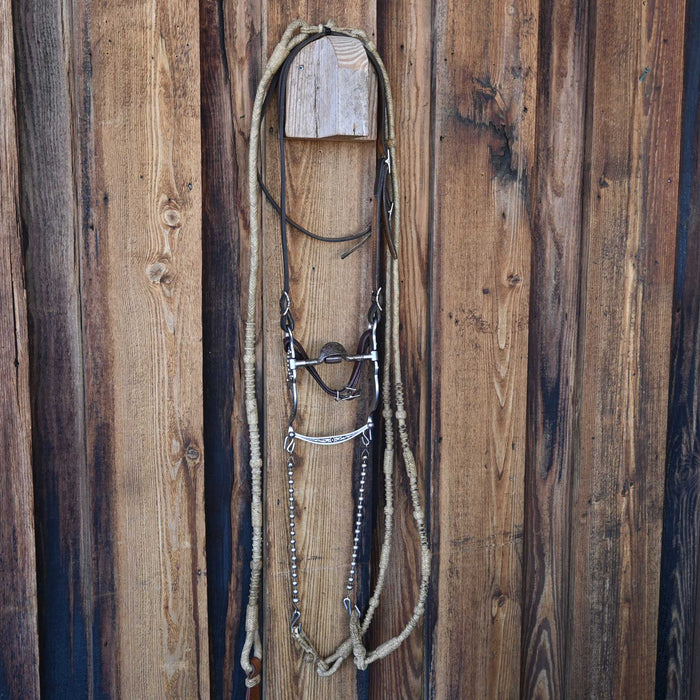 Jeremiah Watts Hooded Port Bridle Rig w/Split Ear Headstall