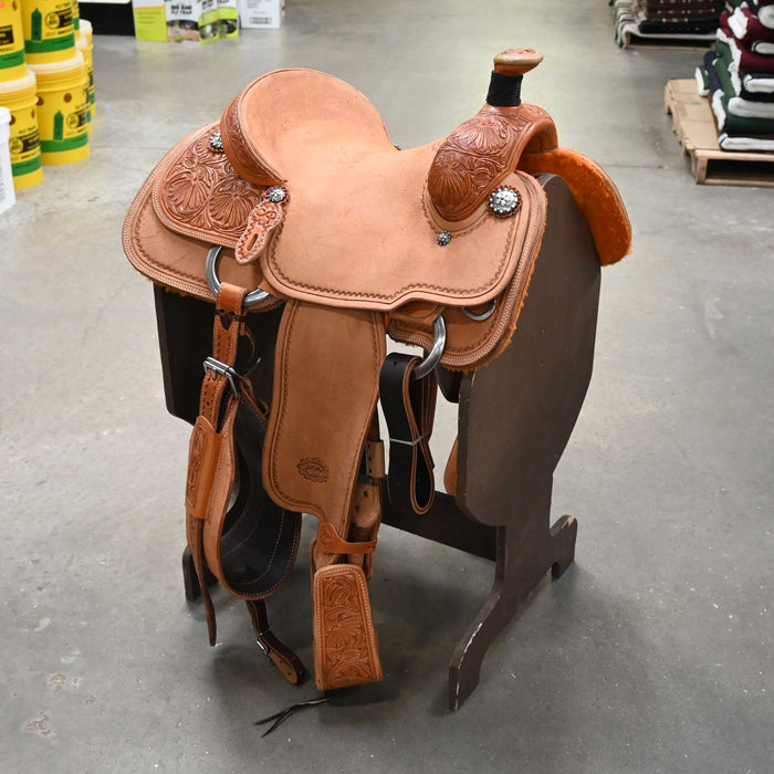 14" PATRICK SMITH TEAM ROPING SADDLE