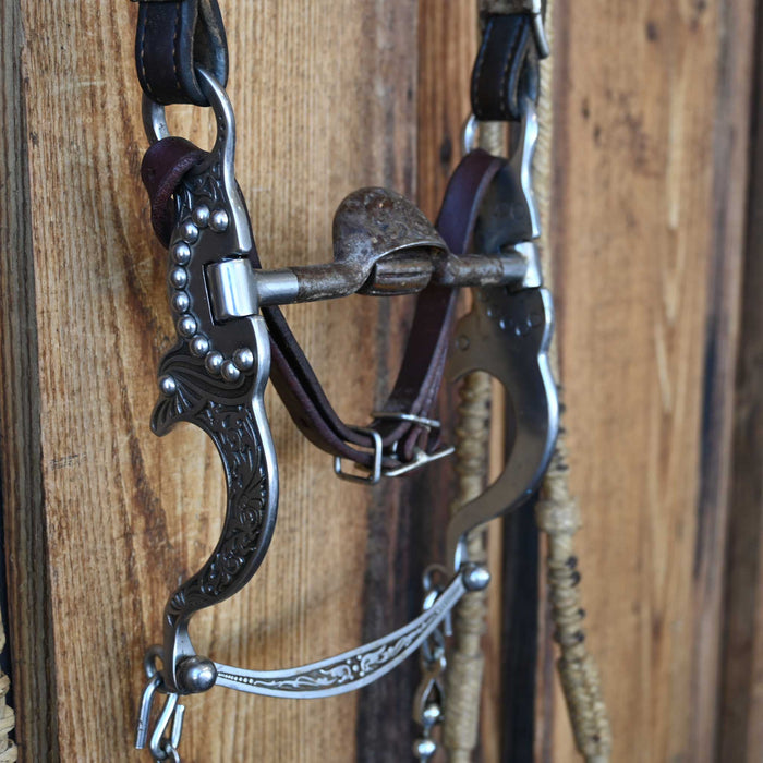 Jeremiah Watts Hooded Port Bridle Rig w/Split Ear Headstall