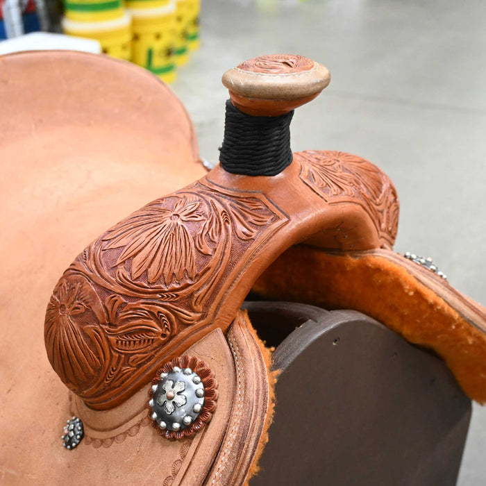 14" PATRICK SMITH TEAM ROPING SADDLE
