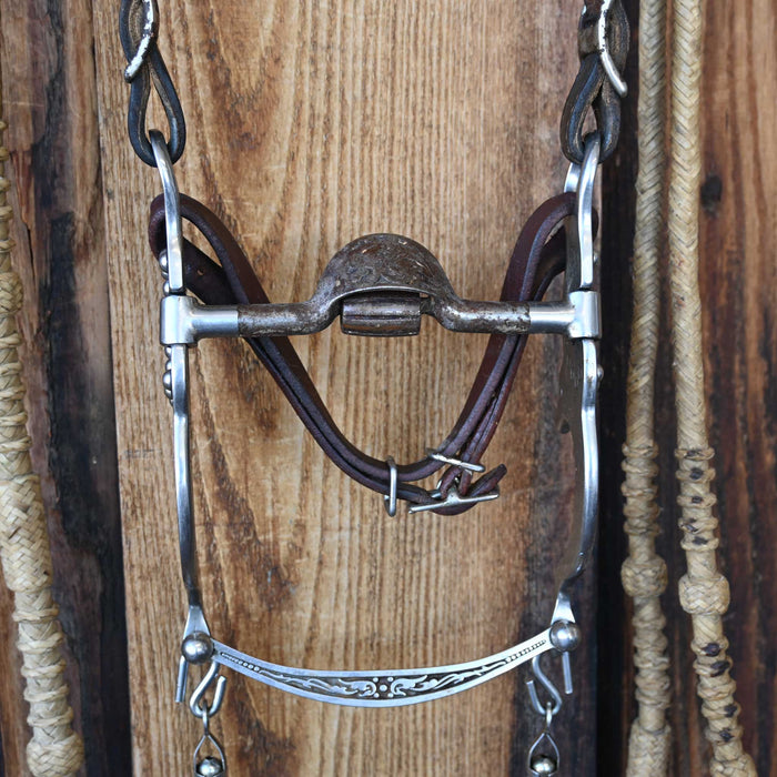 Jeremiah Watts Hooded Port Bridle Rig w/Split Ear Headstall