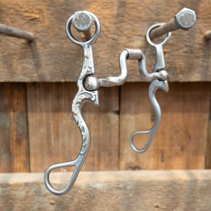 Silver Kerry Kelley 02S Slow Twist Hinge Port Bit