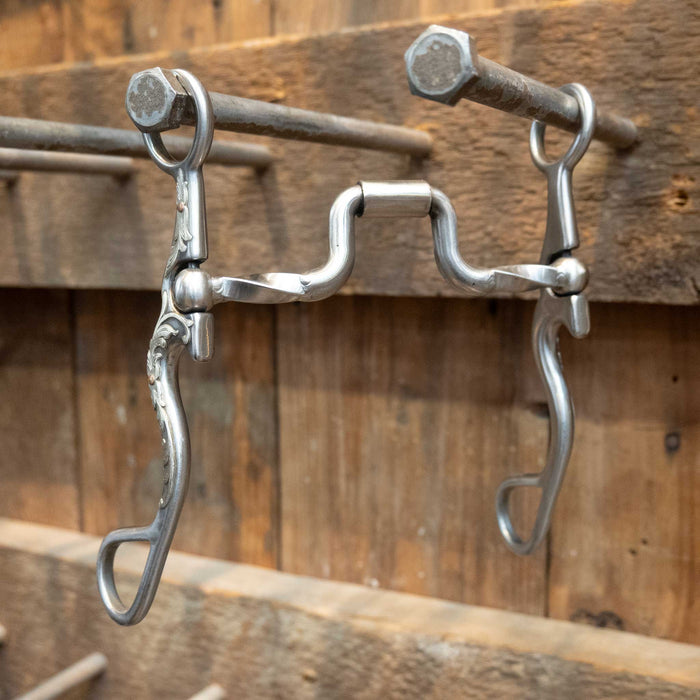 Silver Kerry Kelley 02S Slow Twist Hinge Port Bit