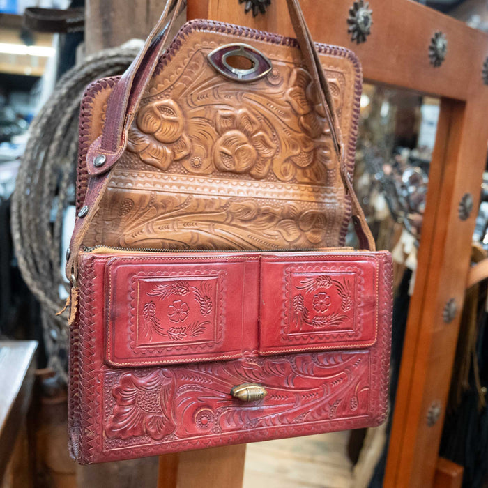 Vintage Leather Reversible Purse