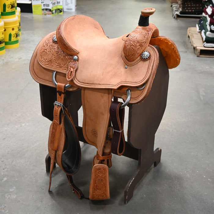 15" PATRICK SMITH TEAM ROPING SADDLE