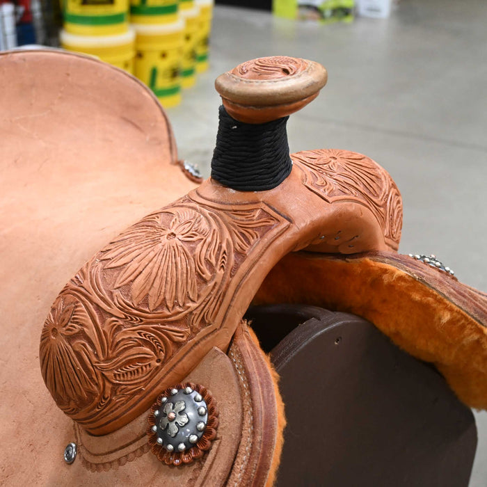 15" PATRICK SMITH TEAM ROPING SADDLE