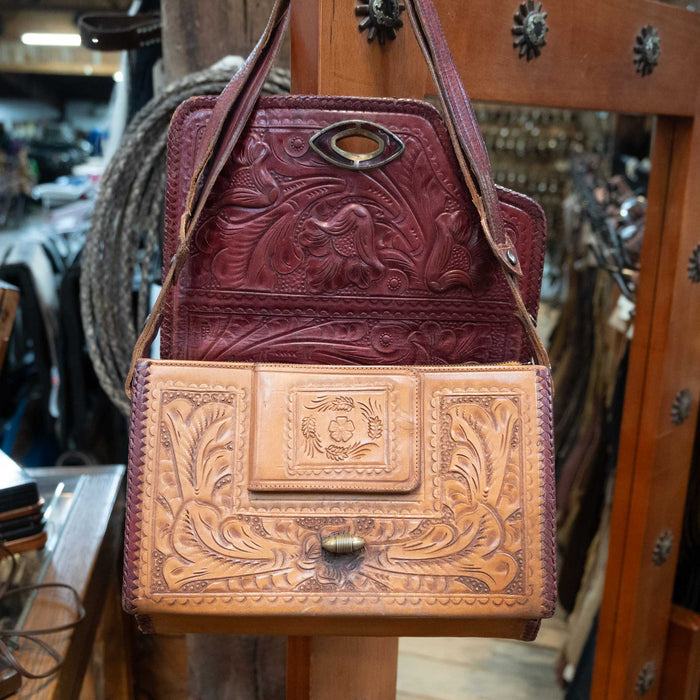 Vintage Leather Reversible Purse