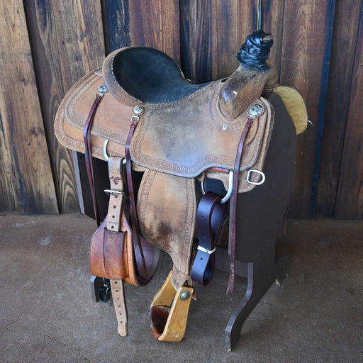15.5" USED CACTUS ROPING SADDLE Saddles - Used CACTUS SADDLERY