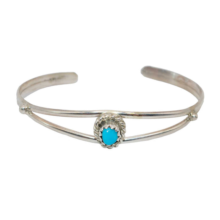 Adelaide Turquoise Stone Baby Cuff KIDS - Accessories - Jewelry Al Zuni