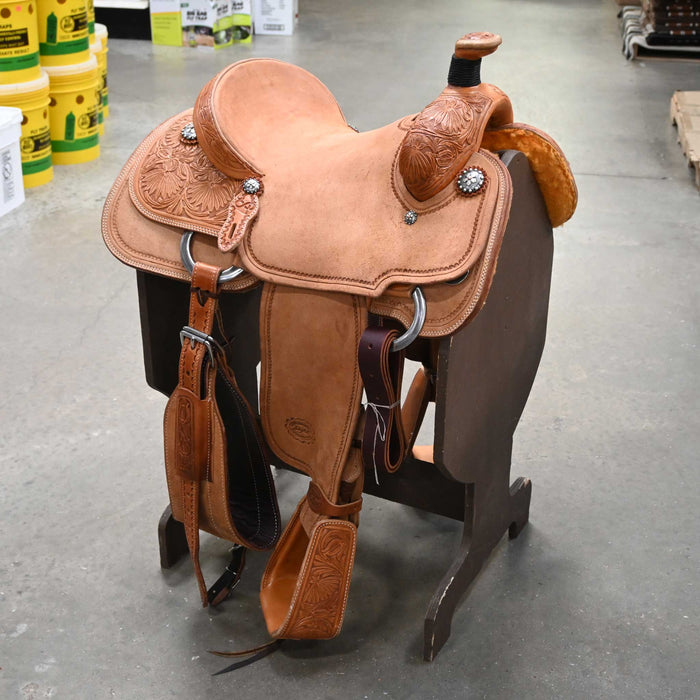 14" PATRICK SMITH TEAM ROPING SADDLE