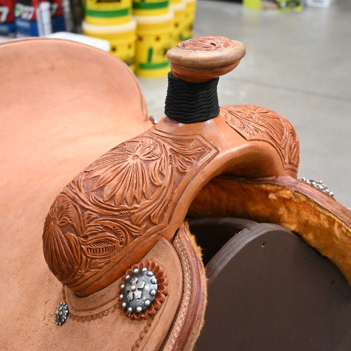 14" PATRICK SMITH TEAM ROPING SADDLE