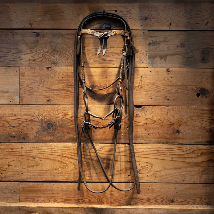 Gonzales O-Ring Snaffle Bridle Rig Tack - Rigs MISC
