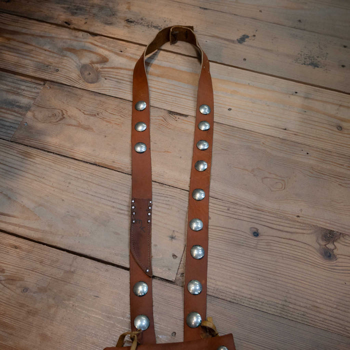 Vintage Carmelita Leather "101" Crossbody Purse