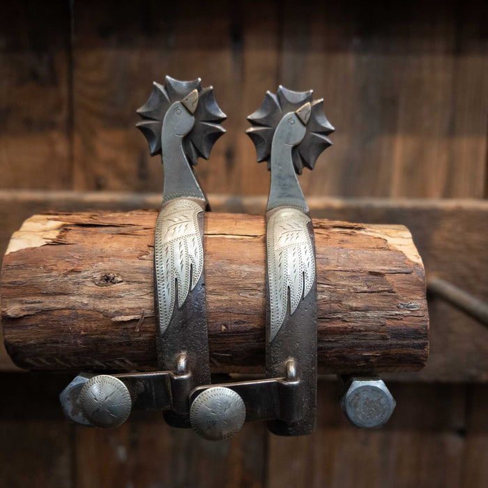 H. ELLIS #140 - 2004 Gooseneck Mounted Spurs