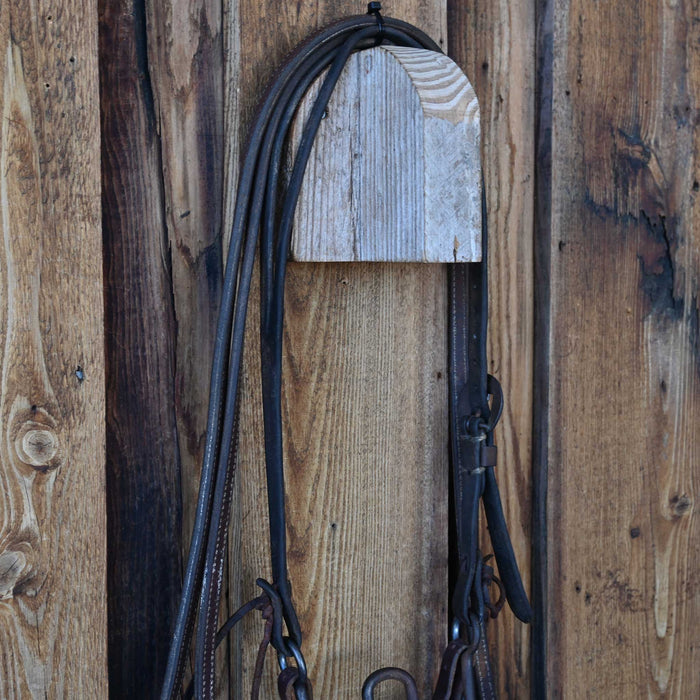 Maheu Solid Port Bridle Rig w/Split Ear Headstall