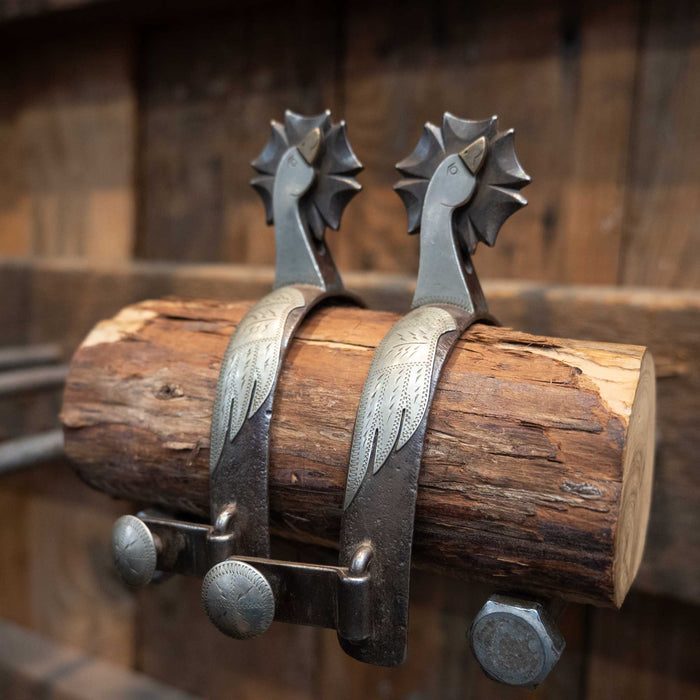 H. ELLIS #140 - 2004 Gooseneck Mounted Spurs