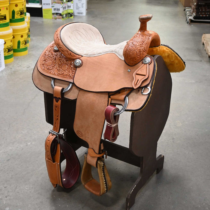 15.5" TESKEY'S TEAM ROPING SADDLE