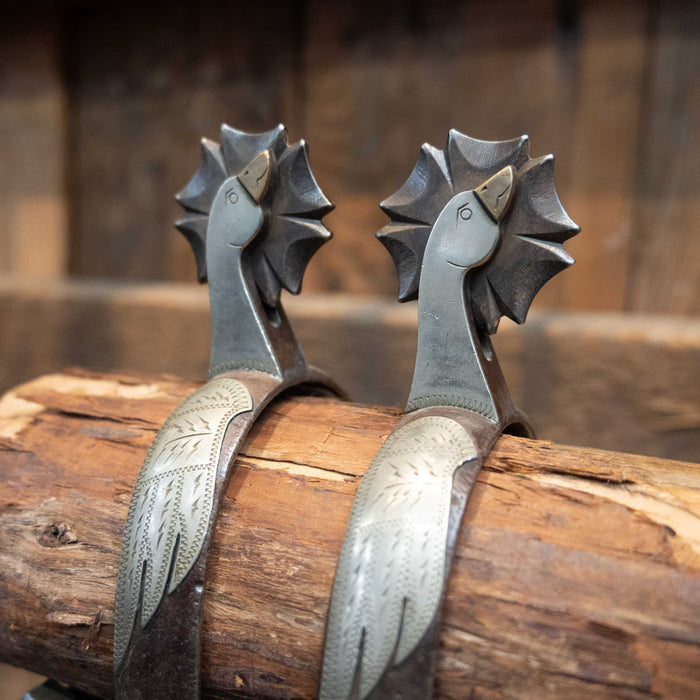 H. ELLIS #140 - 2004 Gooseneck Mounted Spurs