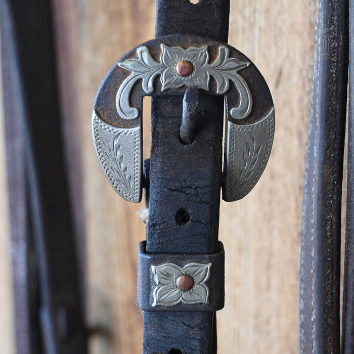 Maheu Solid Port Bridle Rig w/Split Ear Headstall