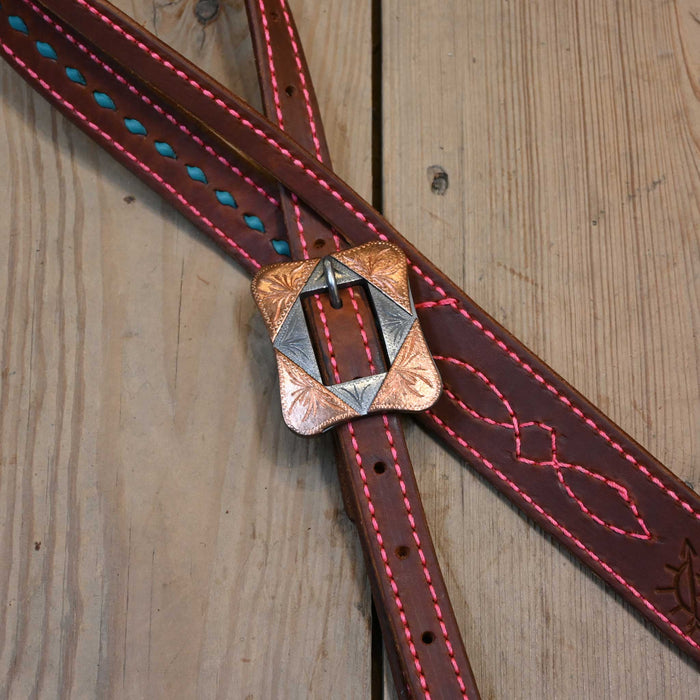 Jack Parsons 3/4" Headstall w/Teskey's Hardware