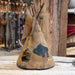 Rawhide Teepee Lamp Collectibles MISC
