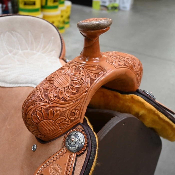 15" TESKEY'S TEAM ROPING SADDLE