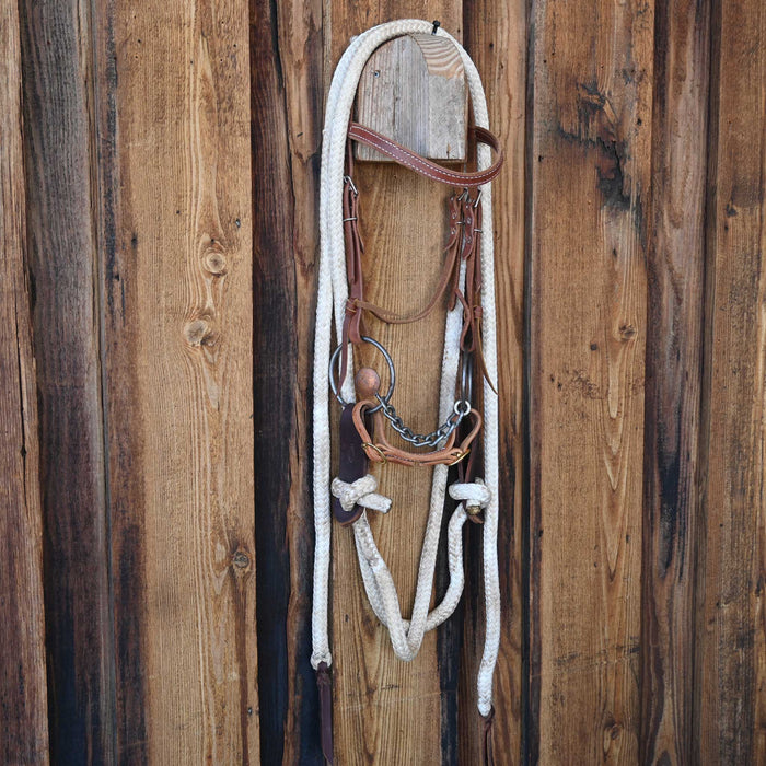 O-Ring Chain Bridle Rig w/Browband Headstall
