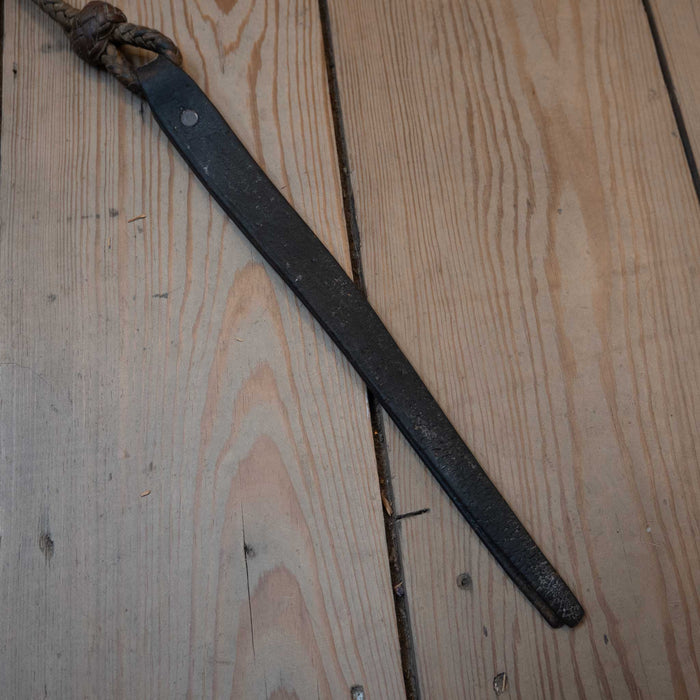 1950's - 1960's Braided Rawhide & Leather Quirt