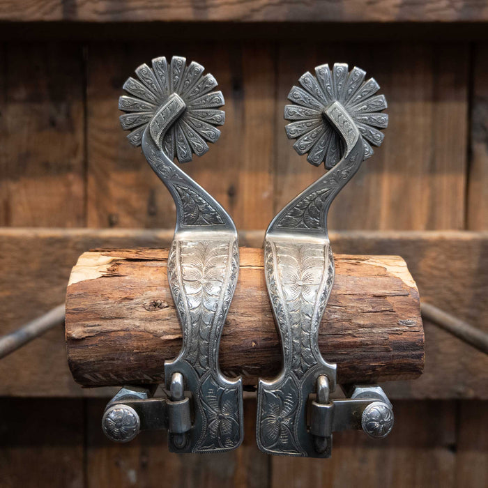 WIGGINS #334-09 Mounted Spurs 1529