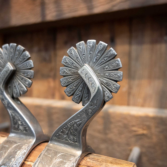 WIGGINS #334-09 Mounted Spurs 1529