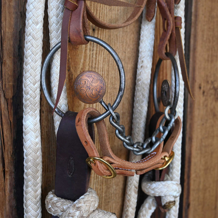 O-Ring Chain Bridle Rig w/Browband Headstall