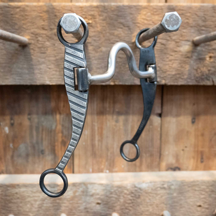 Farkas Silver Mounted Bars Solid Port Bit