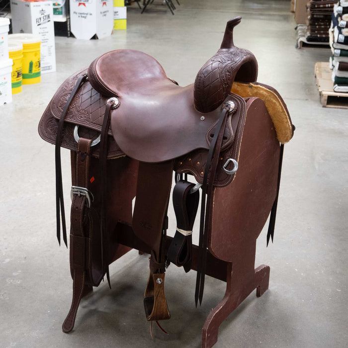 16.5" USED JEFF SMITH CUTTING SADDLE
