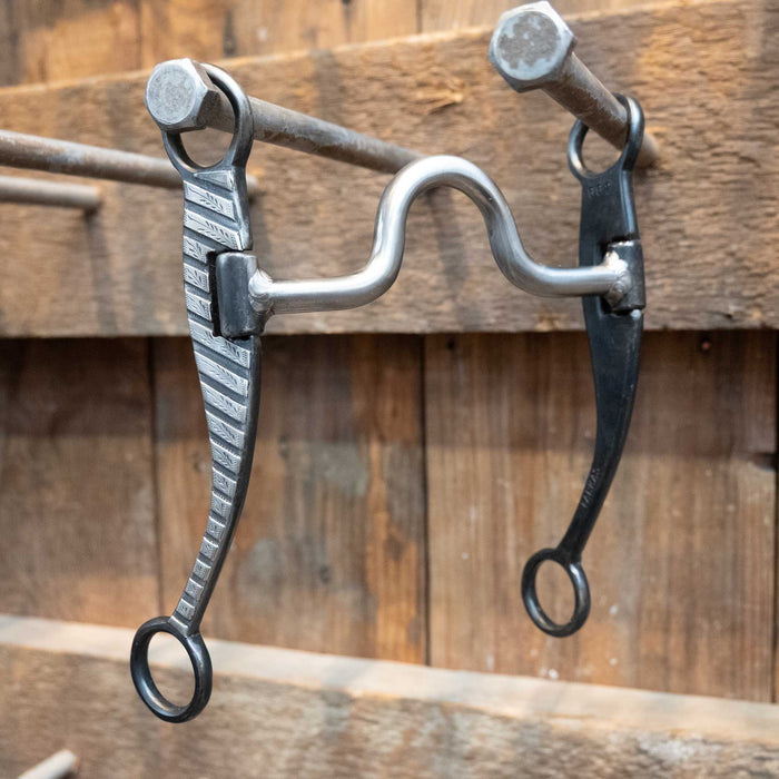 Farkas Silver Mounted Bars Solid Port Bit