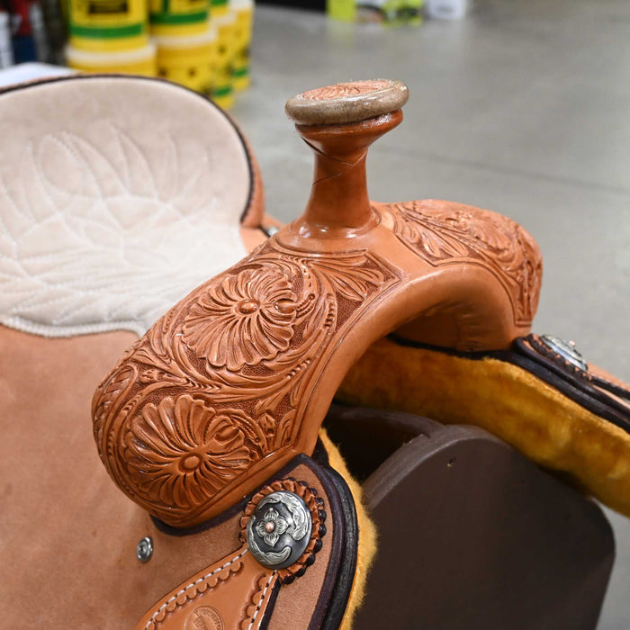 15" TESKEY'S TEAM ROPING SADDLE