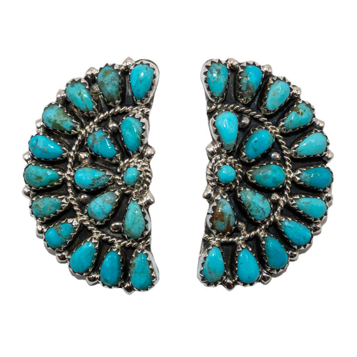 Perla Turquoise Stud Earrings WOMEN - Accessories - Jewelry - Earrings Al Zuni