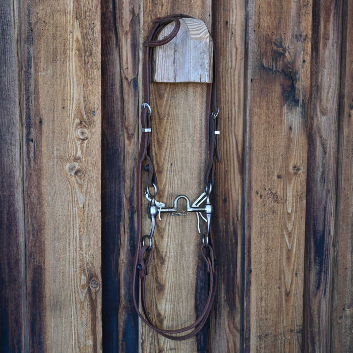 Kerry Kelley Pecos Solid Port Bridle Rig w/Single Ear Headstall