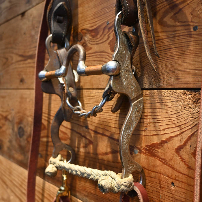Leon Hughes Solid Port Bridle Rig w/ Single Ear Headstall Tack - Rigs Leon Hughes
