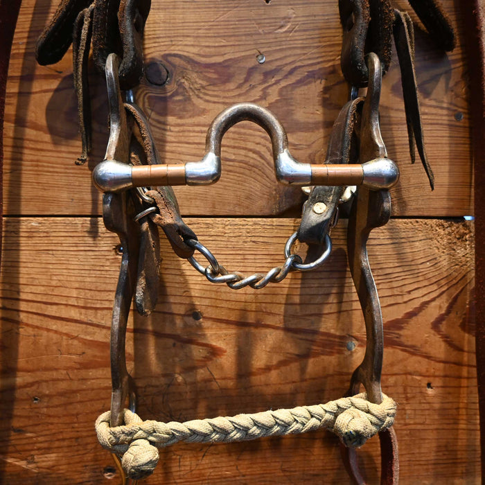 Leon Hughes Solid Port Bridle Rig w/ Single Ear Headstall Tack - Rigs Leon Hughes