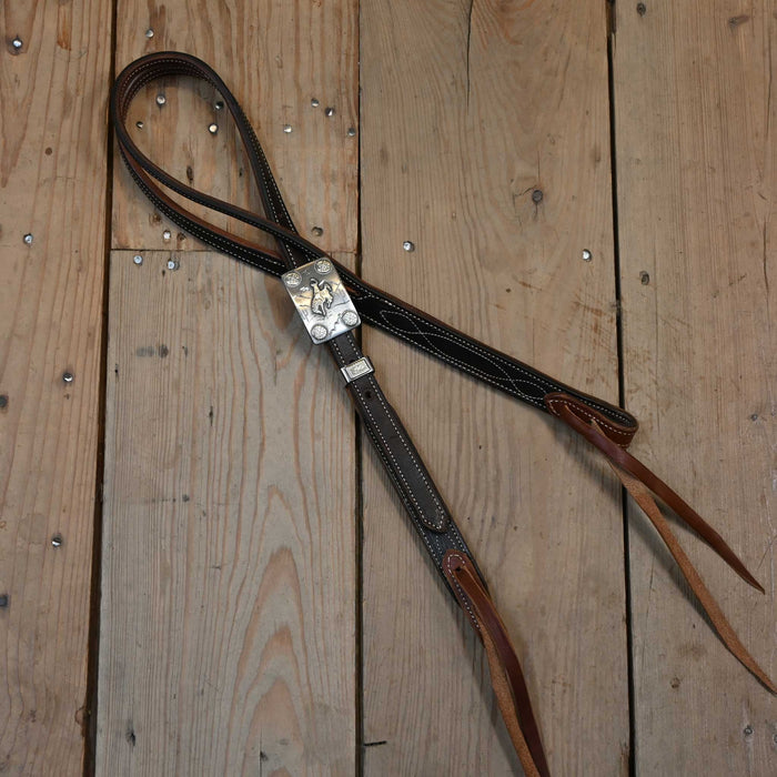 Barry Guillory 3/4" Split Ear Headstall w/Lawson Buckle Tack - Headstalls Barry Guillory