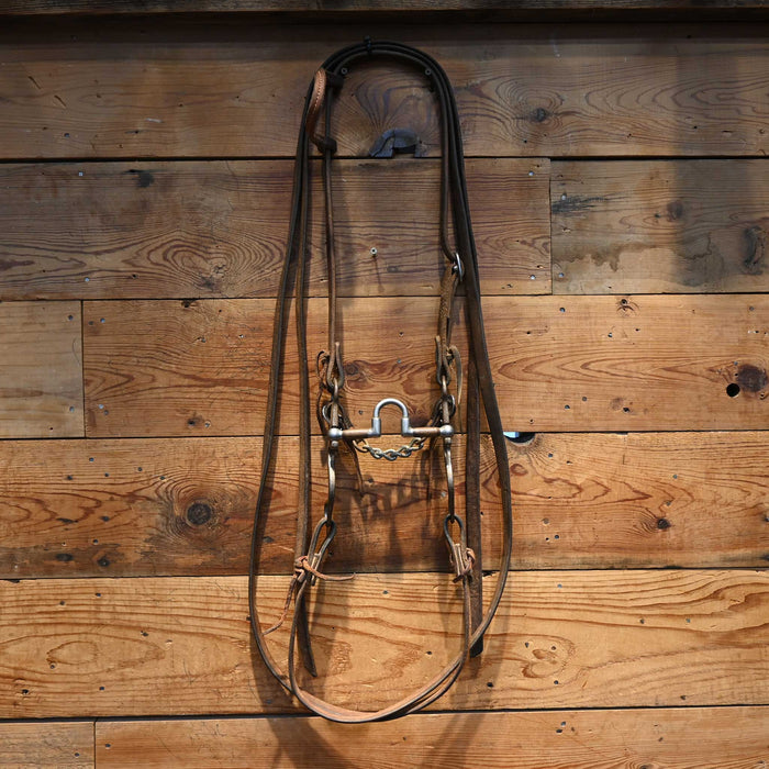 Flaharty Correction Bridle Rig w/ Single Ear Headstall Tack - Rigs Flaharty