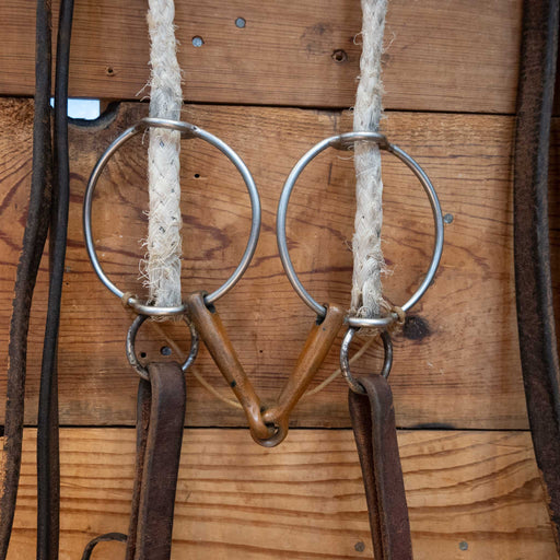Smooth Copper Snaffle Draw Gag Rig Sale Barn MISC