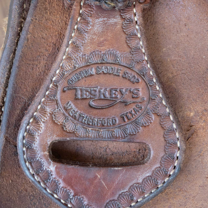 13.5" USED TESKEY'S RANCH SADDLE